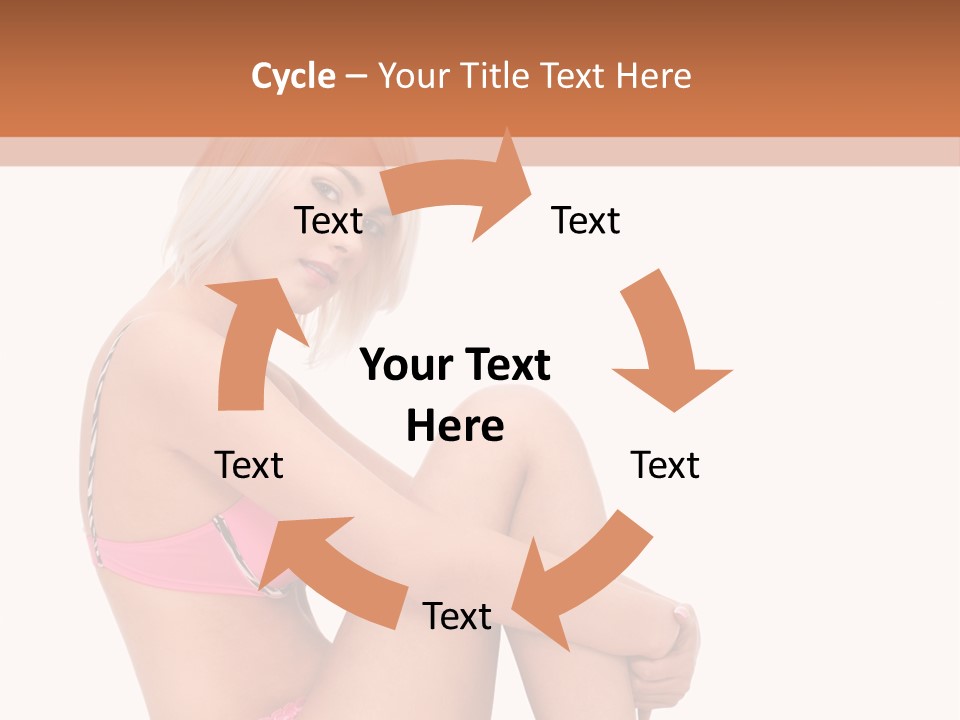 Nude Girl View PowerPoint Template