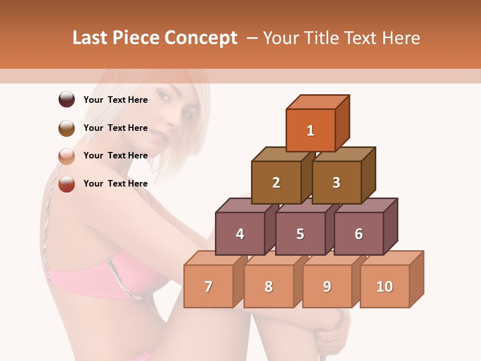 Nude Girl View PowerPoint Template
