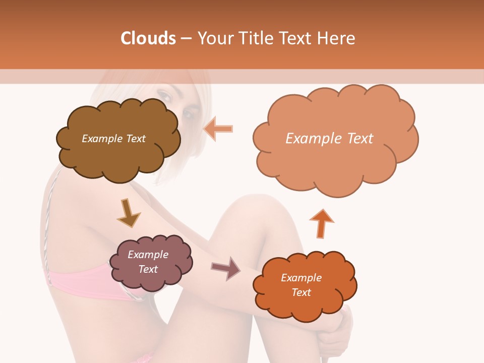 Nude Girl View PowerPoint Template