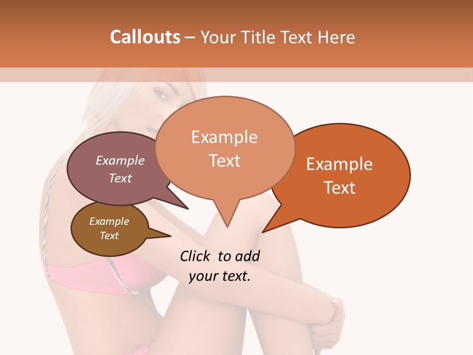 Nude Girl View PowerPoint Template