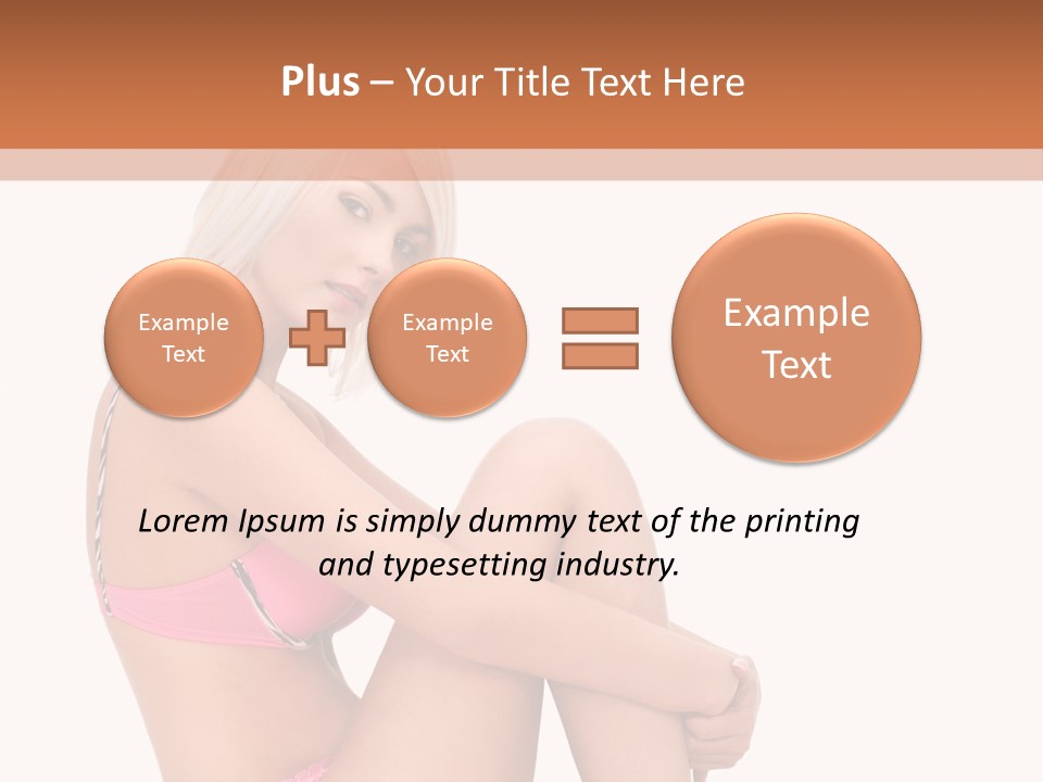 Nude Girl View PowerPoint Template