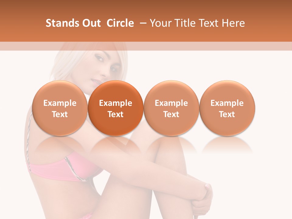 Nude Girl View PowerPoint Template