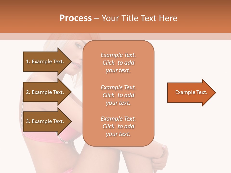 Nude Girl View PowerPoint Template