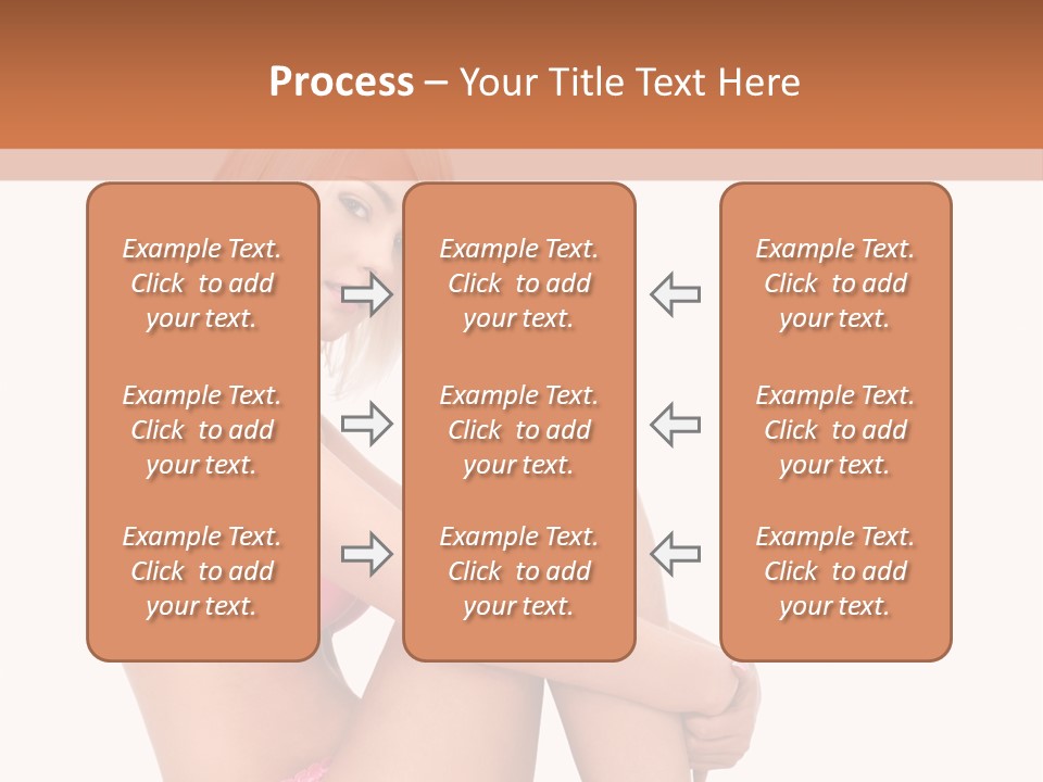 Nude Girl View PowerPoint Template