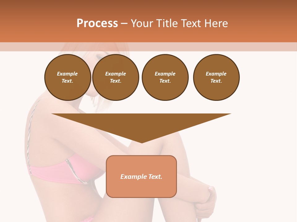 Nude Girl View PowerPoint Template