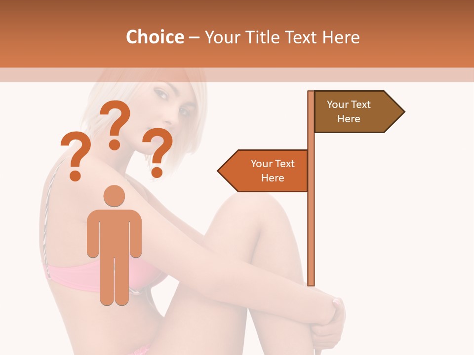 Nude Girl View PowerPoint Template
