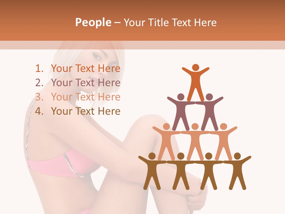 Nude Girl View PowerPoint Template