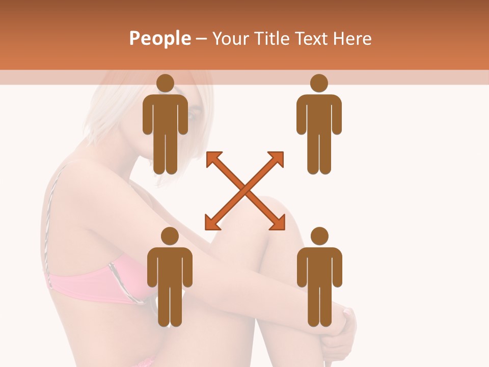 Nude Girl View PowerPoint Template