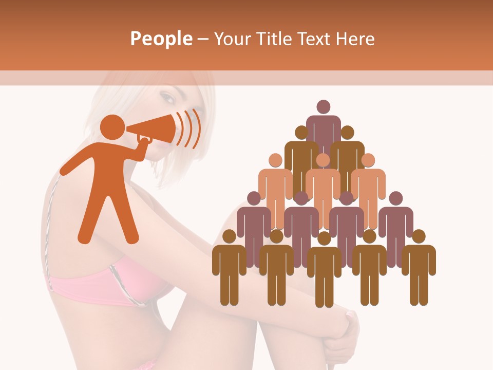 Nude Girl View PowerPoint Template