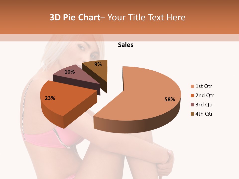Nude Girl View PowerPoint Template
