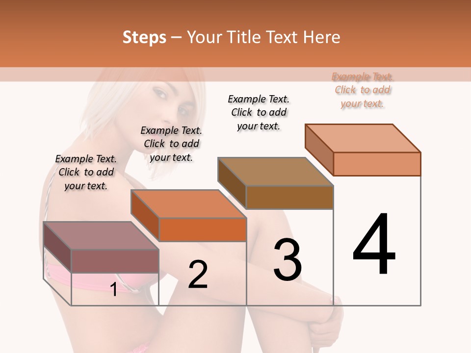Nude Girl View PowerPoint Template