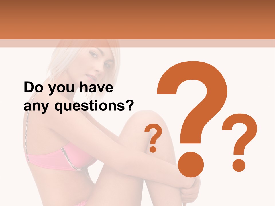 Nude Girl View PowerPoint Template