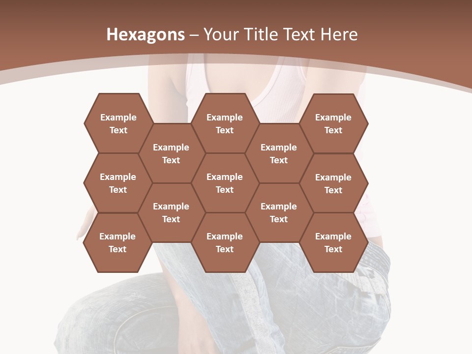 Contemporary Style Blonde PowerPoint Template