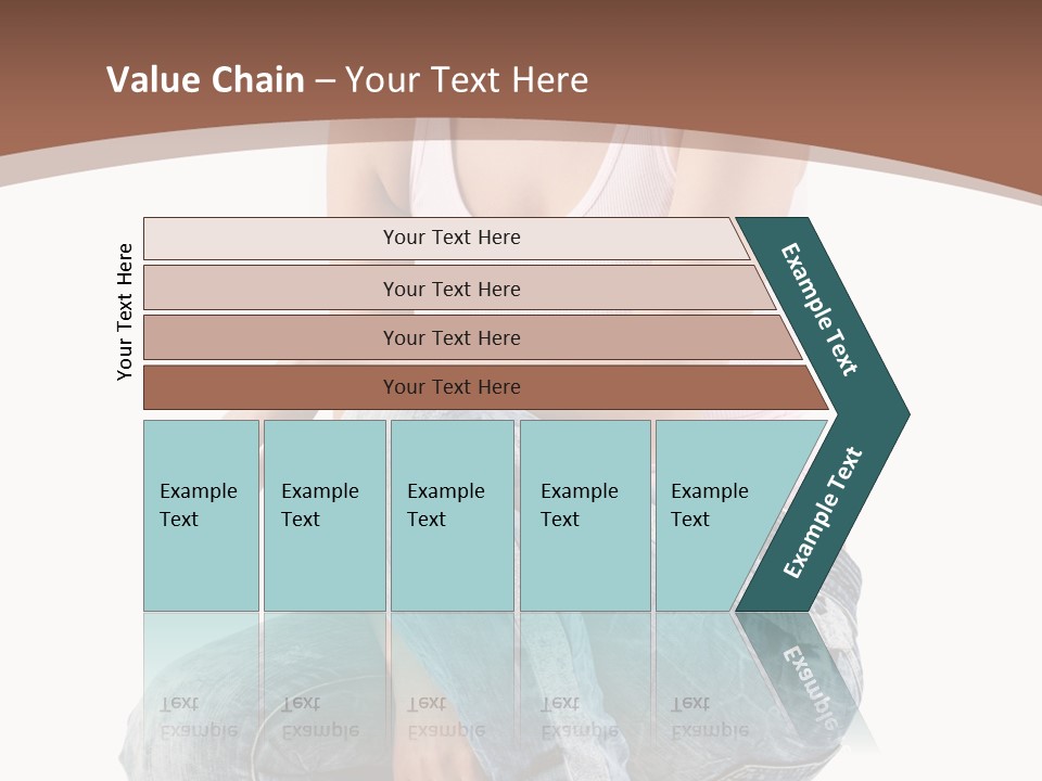 Contemporary Style Blonde PowerPoint Template