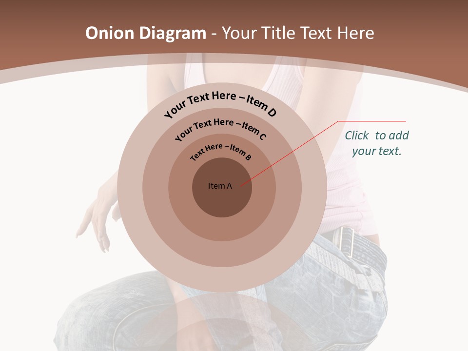 Contemporary Style Blonde PowerPoint Template