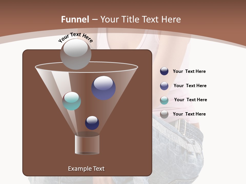 Contemporary Style Blonde PowerPoint Template