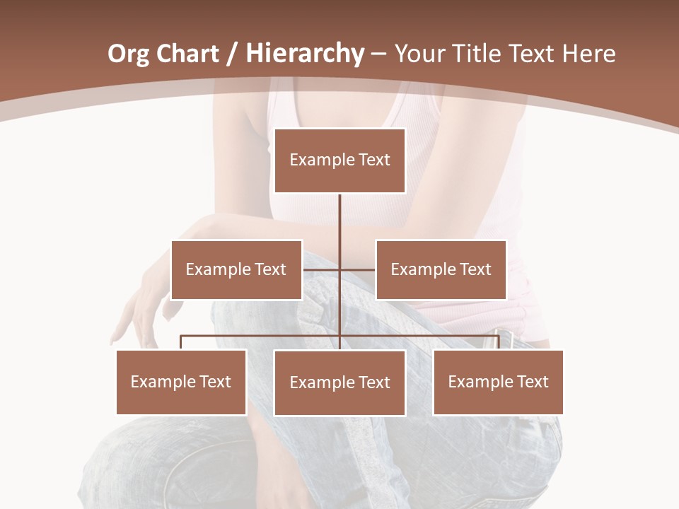 Contemporary Style Blonde PowerPoint Template