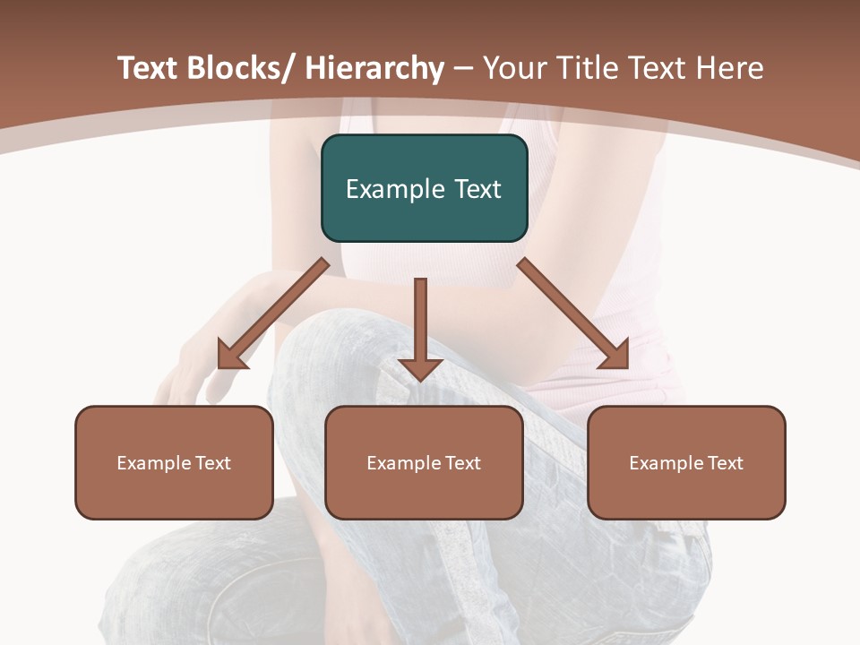 Contemporary Style Blonde PowerPoint Template