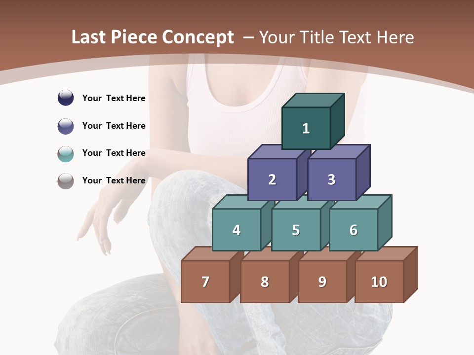 Contemporary Style Blonde PowerPoint Template