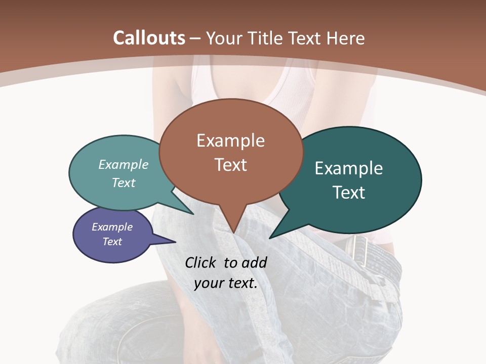 Contemporary Style Blonde PowerPoint Template