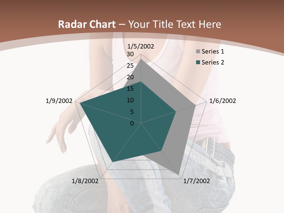 Contemporary Style Blonde PowerPoint Template