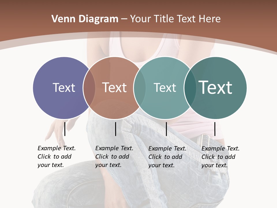 Contemporary Style Blonde PowerPoint Template