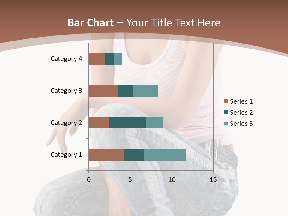 Contemporary Style Blonde PowerPoint Template