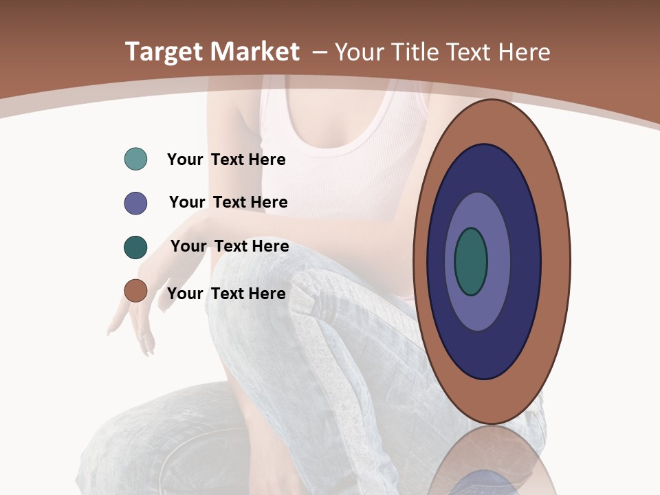 Contemporary Style Blonde PowerPoint Template