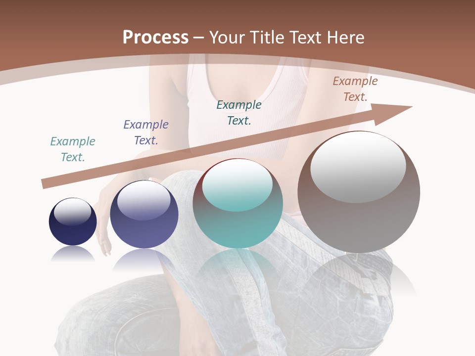 Contemporary Style Blonde PowerPoint Template