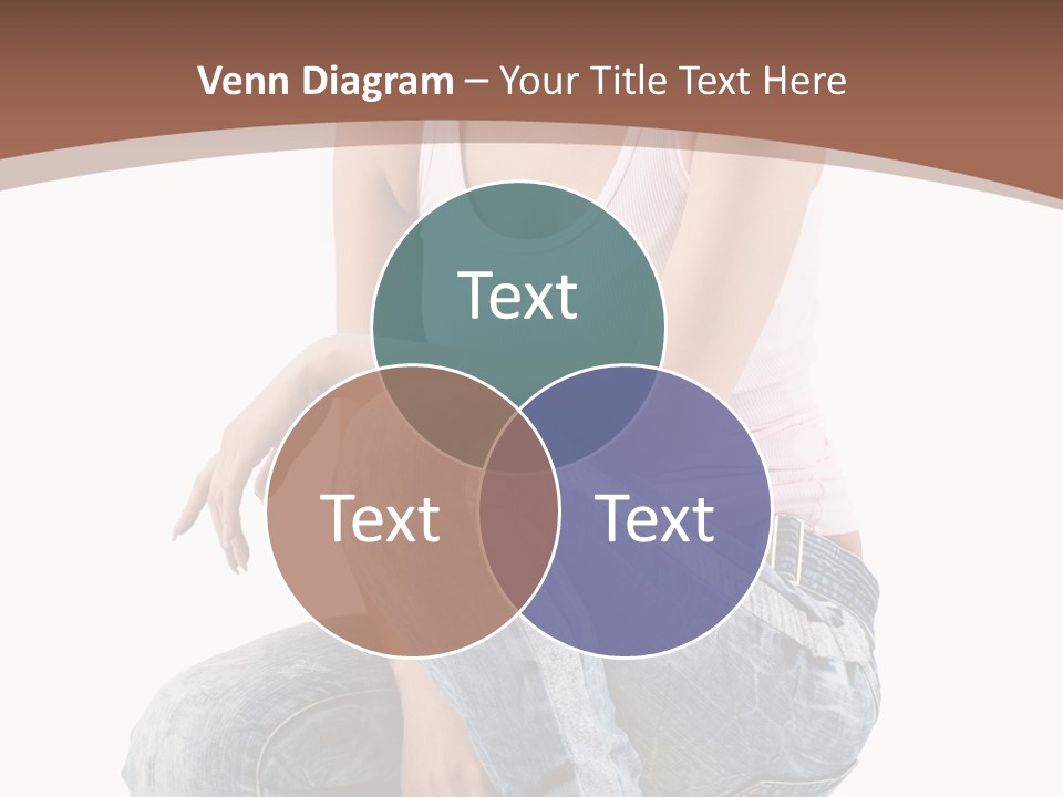 Contemporary Style Blonde PowerPoint Template