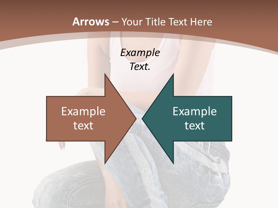 Contemporary Style Blonde PowerPoint Template