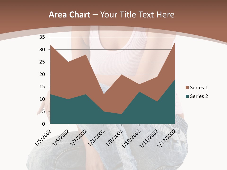 Contemporary Style Blonde PowerPoint Template