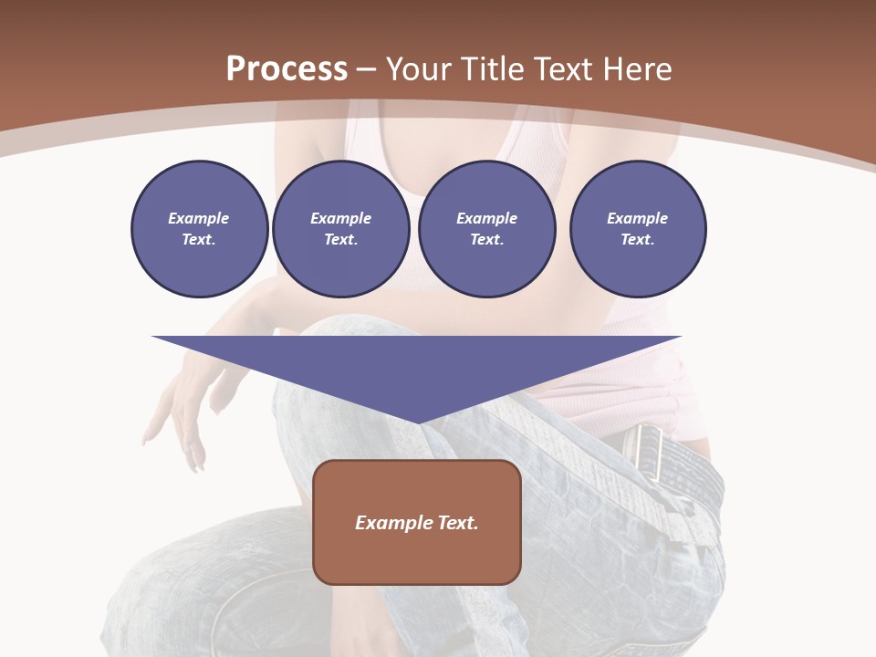 Contemporary Style Blonde PowerPoint Template