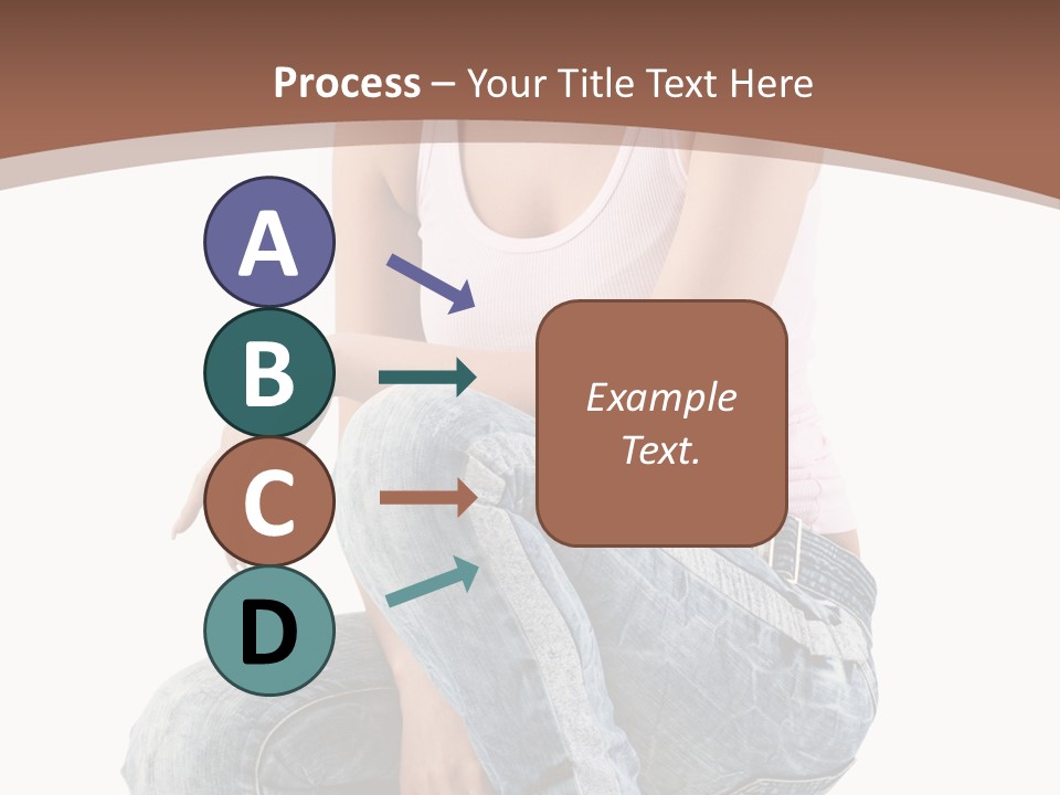 Contemporary Style Blonde PowerPoint Template