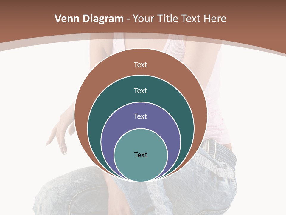 Contemporary Style Blonde PowerPoint Template