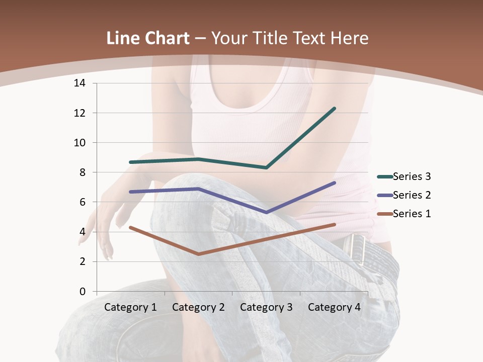 Contemporary Style Blonde PowerPoint Template