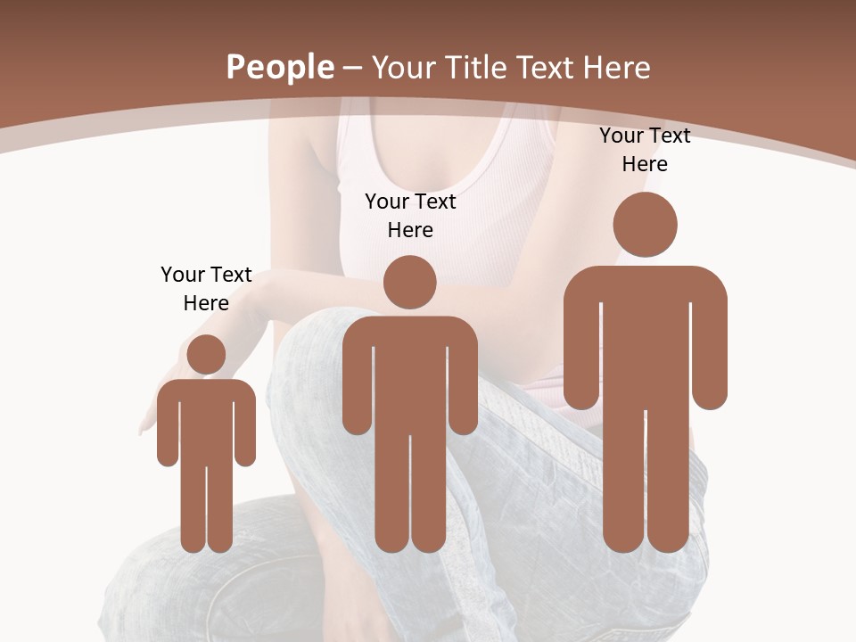 Contemporary Style Blonde PowerPoint Template