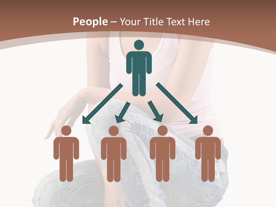 Contemporary Style Blonde PowerPoint Template