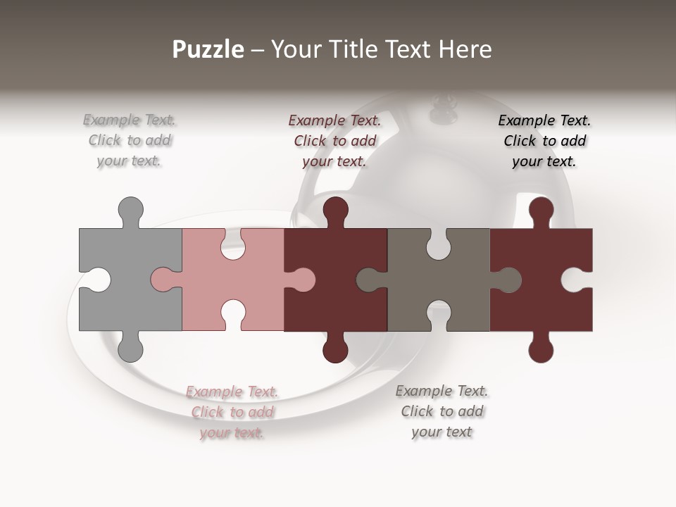 Dinner Plate Silver PowerPoint Template