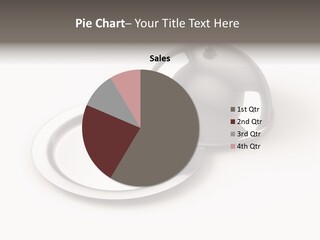 Dinner Plate Silver PowerPoint Template