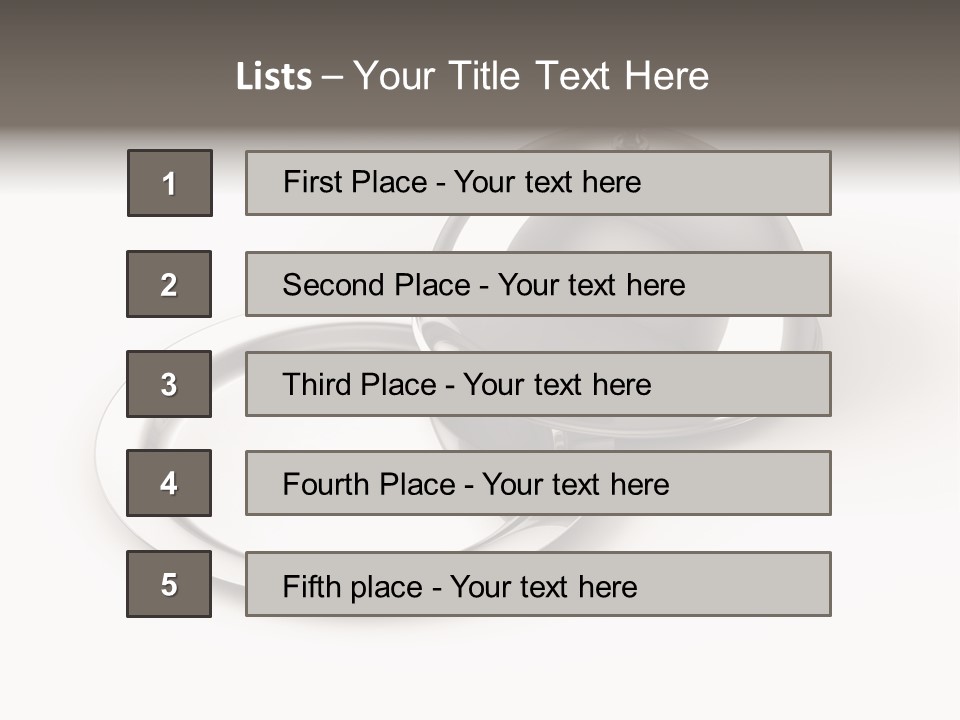 Dinner Plate Silver PowerPoint Template