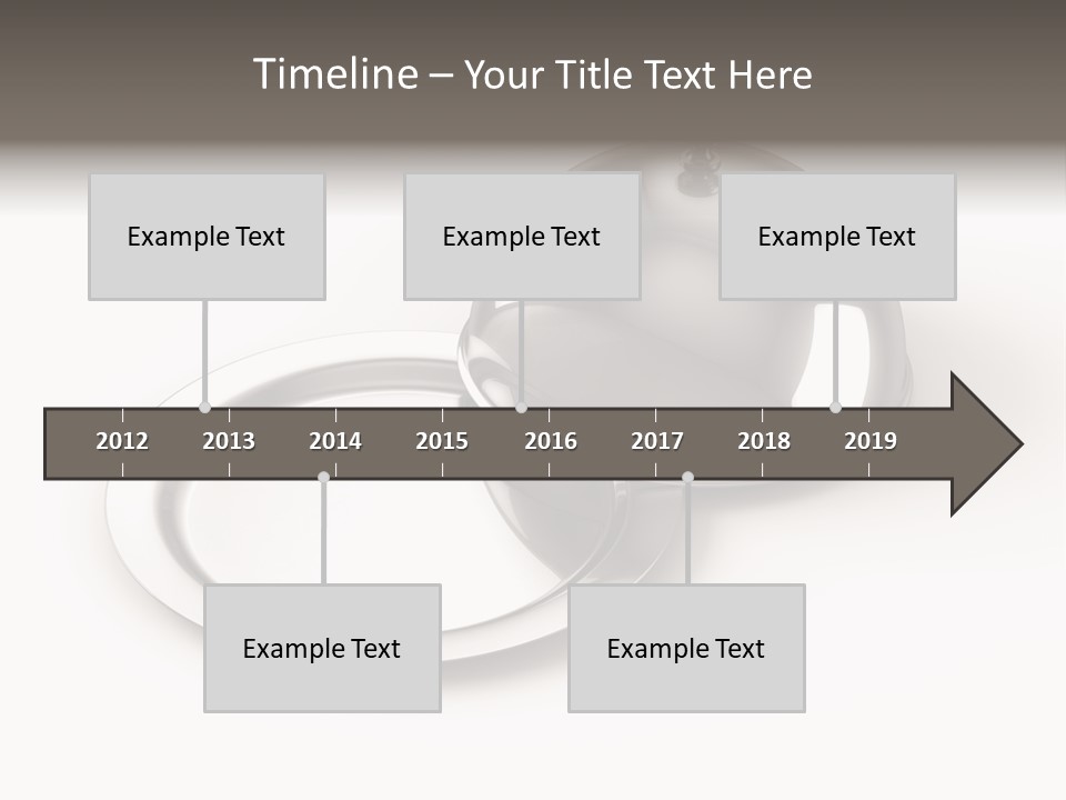 Dinner Plate Silver PowerPoint Template