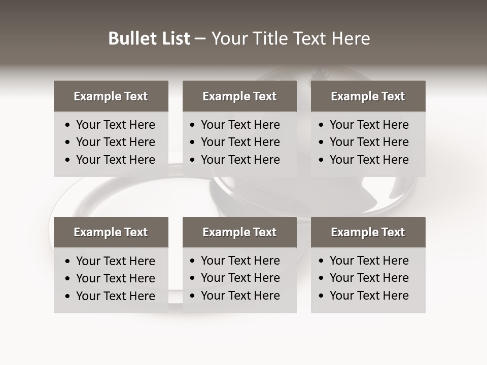 Dinner Plate Silver PowerPoint Template
