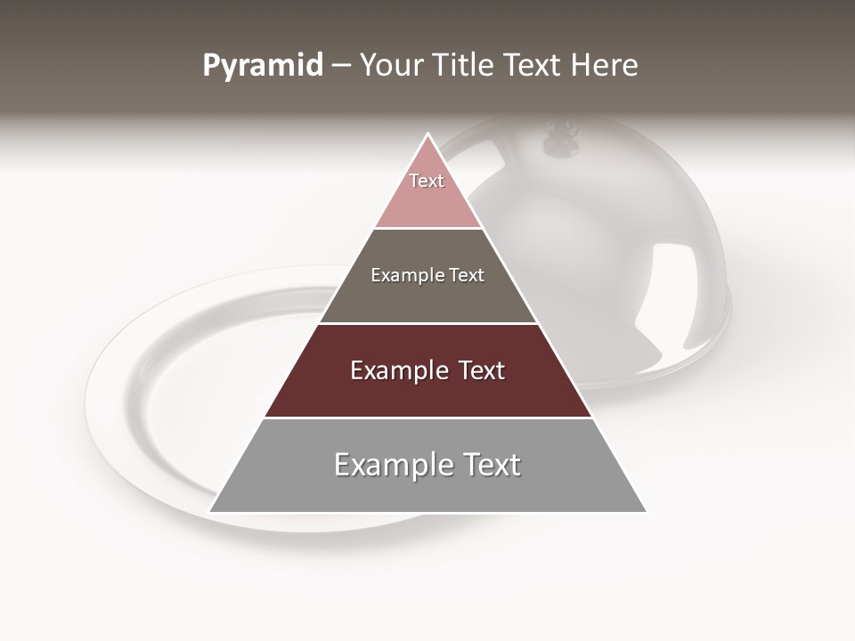 Dinner Plate Silver PowerPoint Template