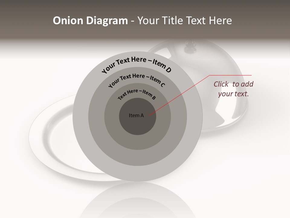 Dinner Plate Silver PowerPoint Template