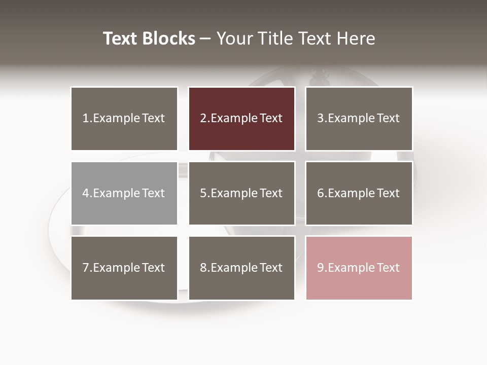 Dinner Plate Silver PowerPoint Template