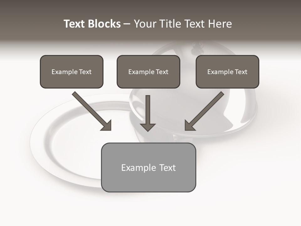 Dinner Plate Silver PowerPoint Template