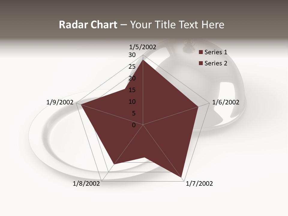 Dinner Plate Silver PowerPoint Template