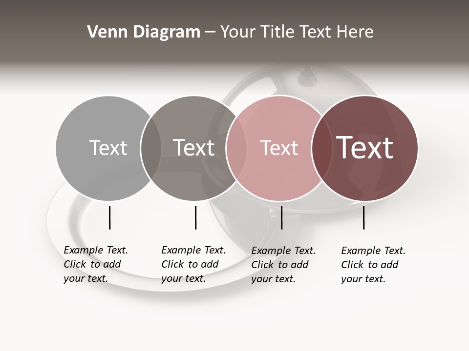 Dinner Plate Silver PowerPoint Template