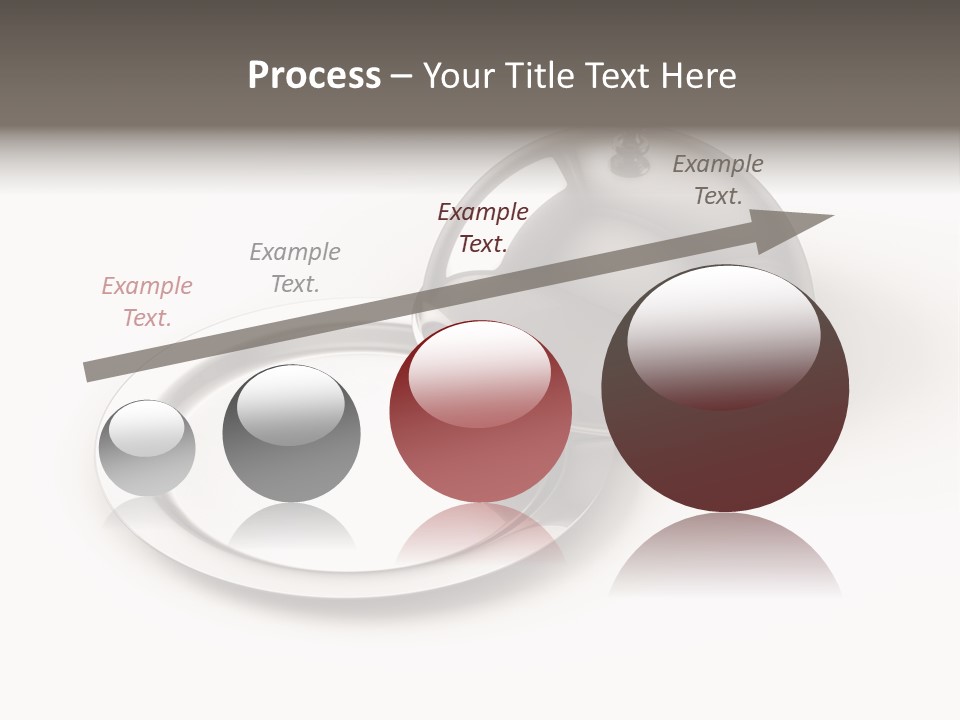 Dinner Plate Silver PowerPoint Template